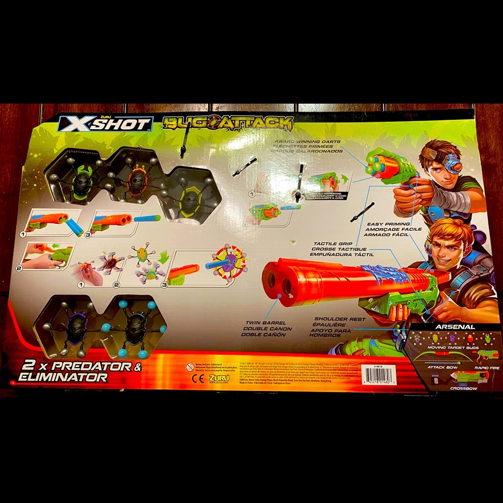 Zuru X shot Bug Attack dart gun. Brand new in box.